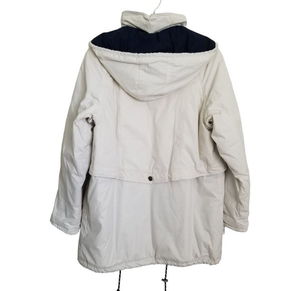 Women's Cold Weather Hooded Coat by Pacific Trail, Plaid Lined Zip and Snap Up - Picture 2 of 12